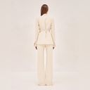 Alexis Alek Belted Blazer Jacket Ivory sz Small $850 Photo 5