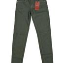 Just USA  - Destroyed Ankle Length Skinny Jeans in Moss Green Photo 0