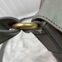 Relic  by Fossil Oh Happy Day gray leather flap front crossbody messenger bag EUC Photo 4