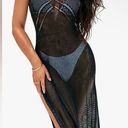 Cupshe NWT  Crochet Swimsuit Cover Up Sleeveless Hollow Out Long Coverup Dress S Photo 0