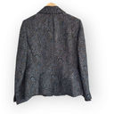 American Vintage Vintage Evan Picone Brown Blue Black Paisley Retro Blazer Coat M Photo 4