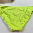 Seafolly  Australia Bikini Bottom Neon Yellow 4 Chevron Swim Swimsuit Photo 3