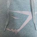 Gymshark  Cropped Workout Yoga Hoodie with Criss Cross Open Back Women's Size L Photo 2