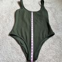 Aerie Dark Green Cheeky One Piece  Swimsuit   Size Large Photo 5