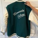 H&M green varsity jacket Photo 1