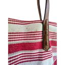 Bueno  handbag red striped shoulder bag Photo 3