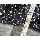 J.Crew  Maxi Slip Dress Womens 4 Black Silk Starry Sky Ruffle Back Slit Elegant Photo 15