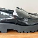 Tony Bianco NWT  Brooklyn Hi Shine Leather Loafer Shoes Black Women's Size 7.5 Photo 3