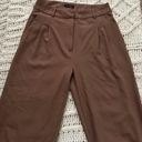 Tan Wide Leg Trousers Size 6 Photo 0