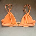 Garage Orange Double Strap Ribbed V-Wire Bikini Top - L Photo 3