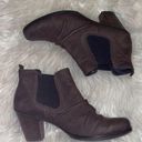 Paul Green  Brown Nubuck Suede Leather Ankle Boots Photo 0