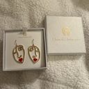 House of Harlow  1960 Face Earrings. NWOT. In original earring box. Photo 1