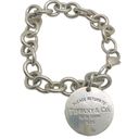 Tiffany & Co. Sterling Silver Return To Tiffany’s Circle Tag Chain Link Bracelet Photo 3