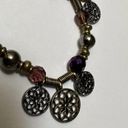 Cookie Lee Purple Bead Stretchy Bracelet Women’s 6 1/2 Inch NWT Photo 6