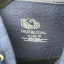 Fruit of the Loom Navy Blue Zip Up Hoodie Photo 1