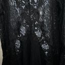 Free People  Black Lace Tell Tale Tunic Mini Dress Size Small Photo 7