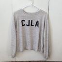 Carly Jean Los Angeles Light Gray Carley jean Angeles crewneck Photo 1