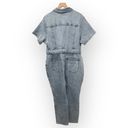 Good American NWT  Fit For Success Belted Denim Jumpsuit Blue Short Sleeve 3XL Photo 7