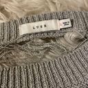 Lush Clothing Light grey lush sweater dress Photo 3