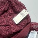 Aerie NWT  Joy Lace Padded Longline Bralette Royal Berry Size Medium M NEW Photo 7