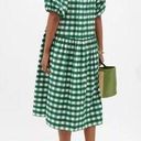 Max Mara Weekend  Green Gingham Check Cotton Midi Dress Photo 1