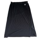 Lane Bryant Simply Chic Collection Black Maxi Skirt Ruched Side Size 22/24 NWT Photo 0