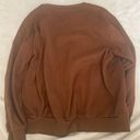 SheIn Brown Graphic Crewneck Photo 2