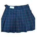 American Eagle AE Plaid Pleated Skirt BLUE SIZE 14 HIGHEST RISE NWT Photo 7