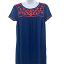 Old Navy  Embroidered Short Sleeve Tunic T-Shirt Dress XS Photo 6