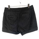 White House | Black Market  Black Button Detail Cuffed Shorts Women Sz 8 Photo 5