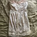 Nasty Gal  Scalloped Lace Strapless Dress- Mocha Photo 7