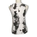 Grayson Threads NWT Black White Cool Mom Tie Dye Ink Spot Muscle Tee Tank Top New Photo 1