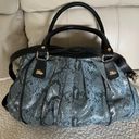 Jenrigo Italian Leather Python Embossed Satchel Handbag NWOT Photo 1