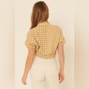 Prómesa Promesa
Carefree Heart Cropped Button-Up Gingham Shirt size L (b21) Photo 3