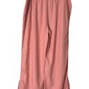Krass&co D &  Naturals Wide Leg Pants Palazzo Linen Blend Pink Women’s Size Medium M Photo 3