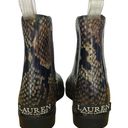 Ralph Lauren Lauren  Tally Bo Rai Snakeskin Rubber Booties Photo 5