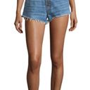 Victoria's Secret  Pink denim shorts raw hem high waist size 28 Photo 1