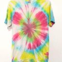 Jerzees Tie dye short sleeve T-shirt Small yellow pink blue green  Photo 0