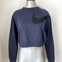 Nike  Dry Versa Long Sleeve Training Top Size Medium In Navy Blue Sweatshirt Photo 0