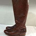 Frye  Melissa Calf High‎ Riding Leather Boots Photo 3