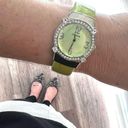 Chico's Chico’s Chartreuse Band Rhinestone Watch Photo 8