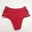 l*space L* Harrington Bikini Bottom High Rise Red Size XS NWT Bitsy Photo 1