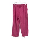 Free People  Movement Pants Womens Apx Sz M/L Wide Leg Cropped Washed Pink Photo 3