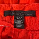 Kenneth Cole  High Rise Cuffed Shorts Orange Size 4 Photo 3