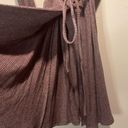 American Eagle - Don’t Ask Why Line- Made in Italy Purple True Wrap Dress- O/S Photo 3