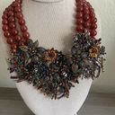 The Row Heidi Daus Breathless Carnelian Beads Crystal Accented Necklace 3 Photo 1