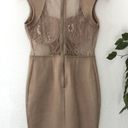 Charlotte Russe Tan Suede Lace Dress Photo 1