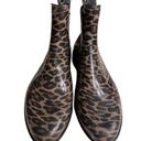 Sam Edelman  Ankle Chelsea Booties Size 9 Leopard Print Rain Boots Photo 1