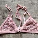 Forever 21  pink lacy bralette FESTIVAL summer boho chic Barbiecore NWOT S Photo 0