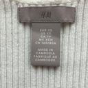 H&M Square Neck Ribbed Knit Long Sleeve Top Photo 3